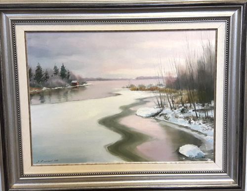 Stig Rosenlund 58x73cm, 580€ m001 
