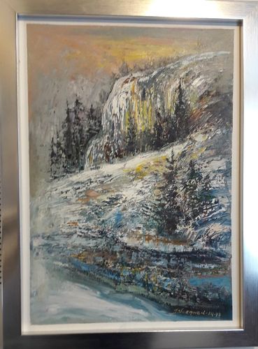 Jussi Vesanen 77x57, 1550€ cm m004 